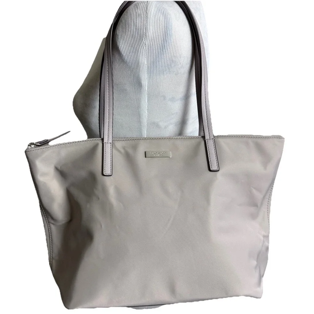 Kate Spade Lida May Street‎ Handbag Taupe Gray Shoulder Bag Purse Brand New